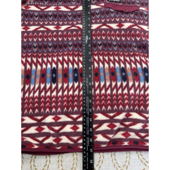 PATAGONIA Synchilla Lightweight Kuta Klash Aztec Snap-T Fleece Pullover Large - Picture 13 of 14